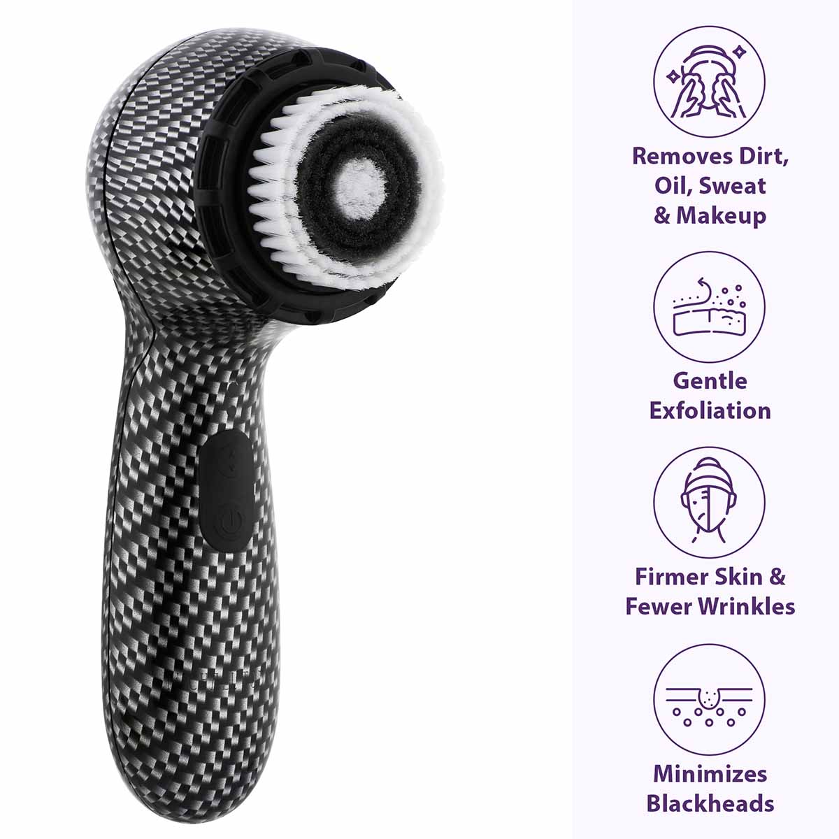 Michael Todd Soniclear Petite Cleansing Brush removes dirt, oil, makeup, minimizes breakouts and is a gentle exfoliant.