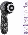 Michael Todd Soniclear Petite Cleansing Brush removes dirt, oil, makeup, minimizes breakouts and is a gentle exfoliant.