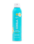 Coola Sunscreen Spray SPF 30 Pina Colada is a non aerosol spray, safe for planes and is reef friendly.