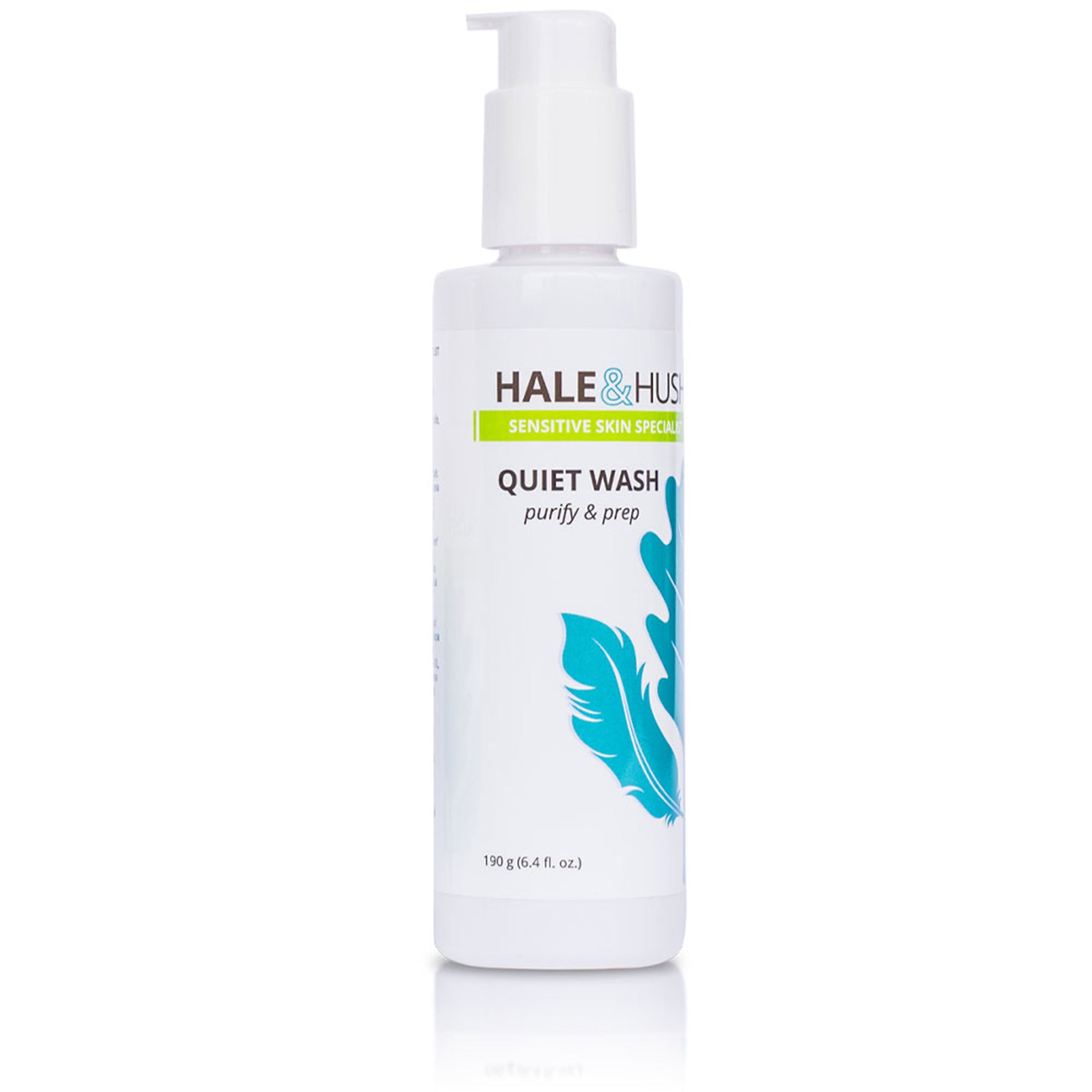 Quiet Wash Cleanser leaves skin clean, comfortable and calmly receptive to successive products for excellent sensitivity correction results.
