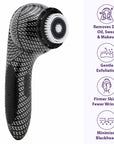 Michael Todd Soniclear Elite Cleansing Brush removes dirt, oil, makeup, minimizes breakouts and acts as a gentle exfoliation