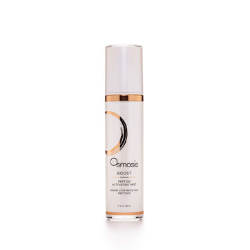 Osmosis Skincare Boost Mist is a Peptide-infused, vitamin-enriched toner that leaves the skin lightly hydrated.