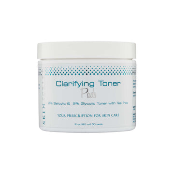 Skin Script Clarifying Toner Pads relieve breakouts while improving the clarity and quality of the skin.